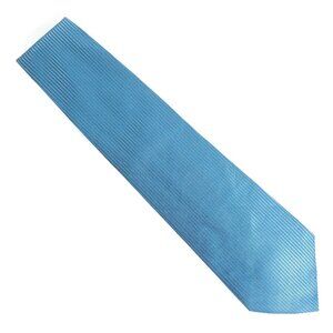 Venanzi Men Necktie 100% Silk Striped Color Blue Size 56x4 - NWOT